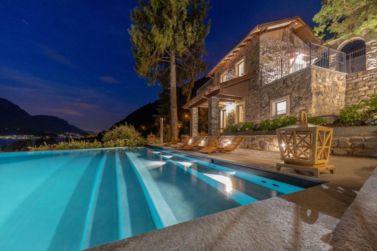 Villa Mojana Bellagio Oliveto Lario ภายนอก รูปภาพ